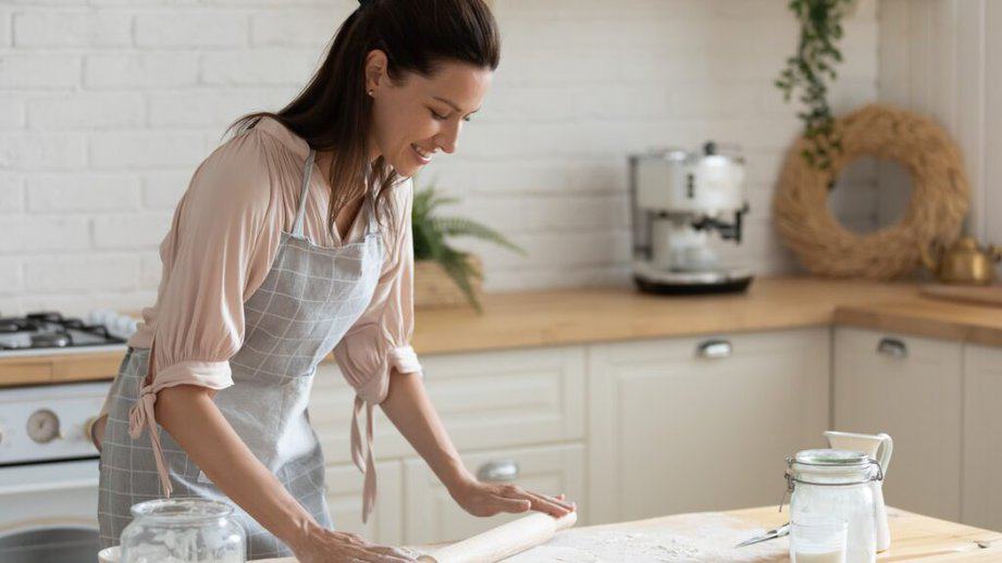 woman baking in the kitchen