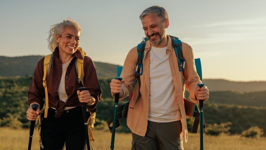 couple going for a hike