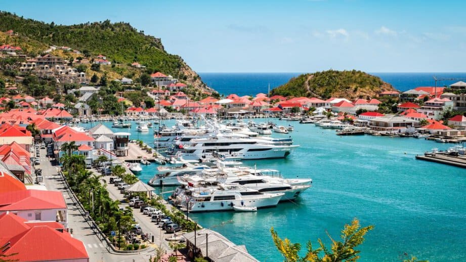 virgin gorda islands with yachts