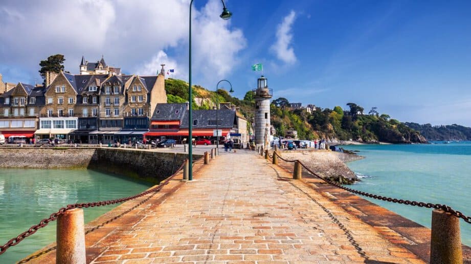 Cancale France ocean side